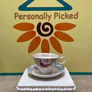 Grace Teaware Teacup and Saucer Set